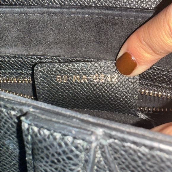 Dior saddle bag grained leather medium size - Picture 9 of 12